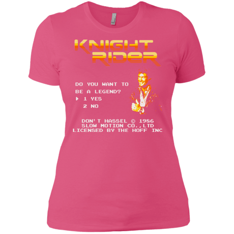 T-Shirts Hot Pink / X-Small Be a legend Women's Premium T-Shirt