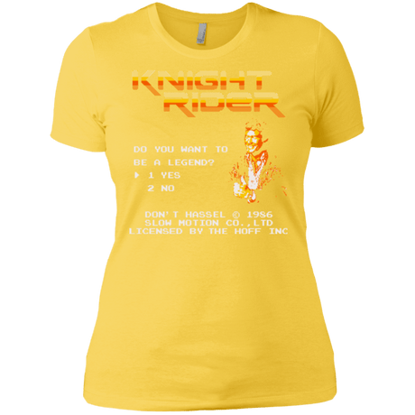 T-Shirts Vibrant Yellow / X-Small Be a legend Women's Premium T-Shirt
