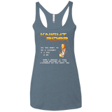 T-Shirts Indigo / X-Small Be a legend Women's Triblend Racerback Tank