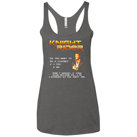 T-Shirts Premium Heather / X-Small Be a legend Women's Triblend Racerback Tank