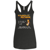 T-Shirts Vintage Black / X-Small Be a legend Women's Triblend Racerback Tank