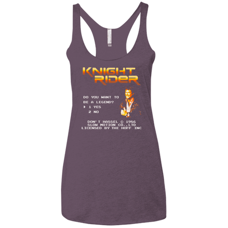 T-Shirts Vintage Purple / X-Small Be a legend Women's Triblend Racerback Tank