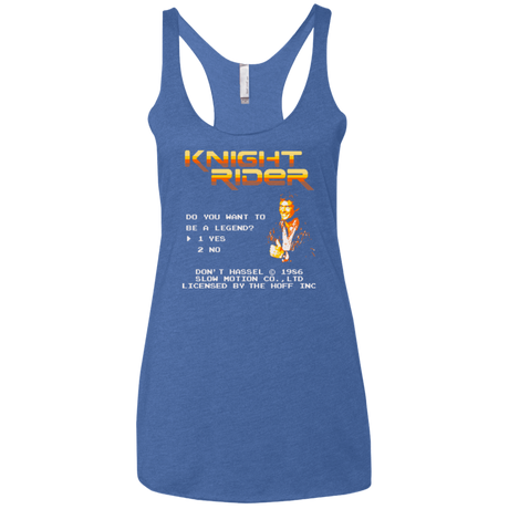 T-Shirts Vintage Royal / X-Small Be a legend Women's Triblend Racerback Tank