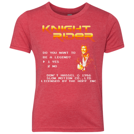 T-Shirts Vintage Red / YXS Be a legend Youth Triblend T-Shirt