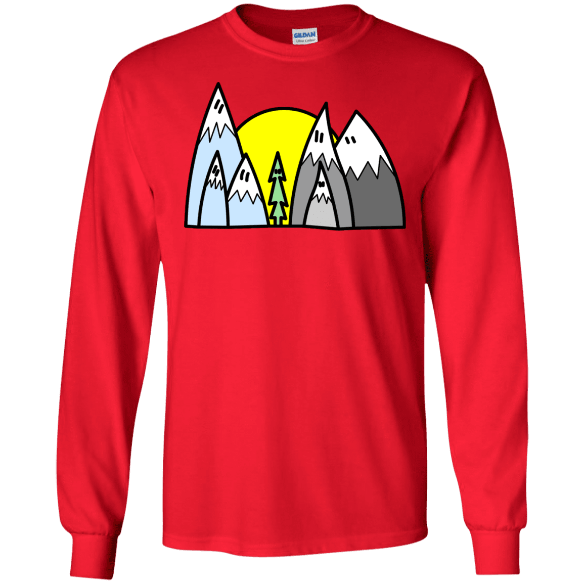 T-Shirts Red / S Be Different Men's Long Sleeve T-Shirt