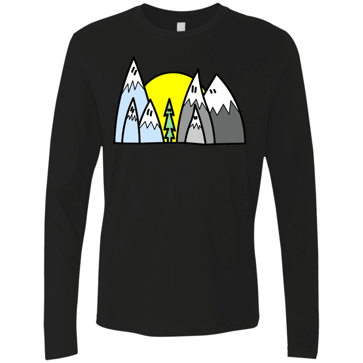 T-Shirts Black / S Be Different Men's Premium Long Sleeve