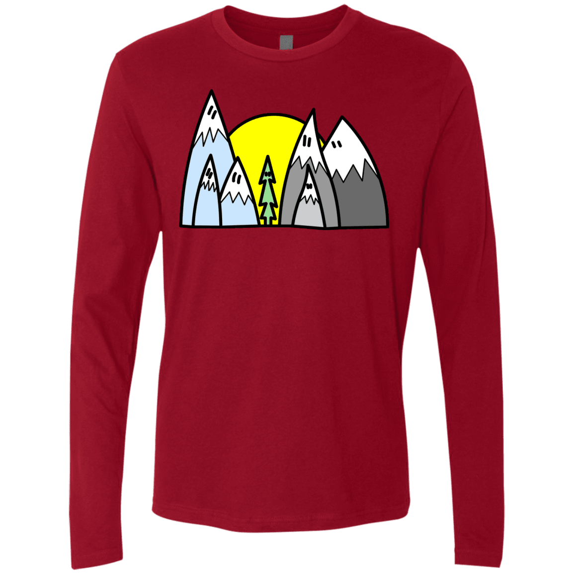 T-Shirts Cardinal / S Be Different Men's Premium Long Sleeve
