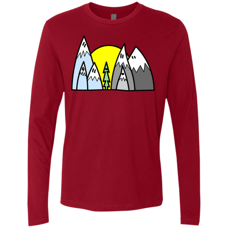 T-Shirts Cardinal / S Be Different Men's Premium Long Sleeve