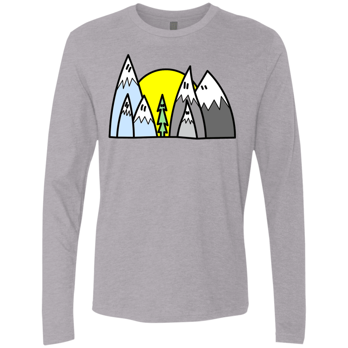 T-Shirts Heather Grey / S Be Different Men's Premium Long Sleeve