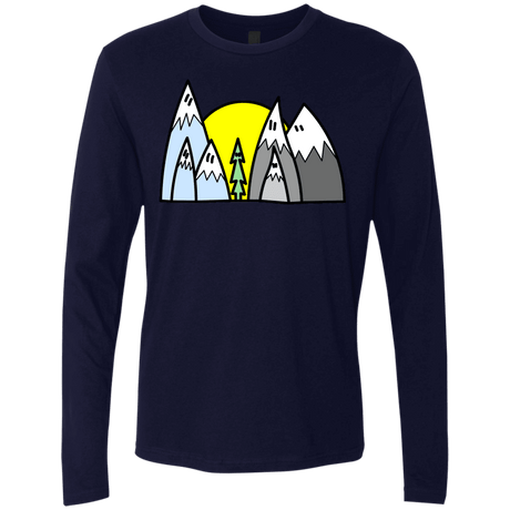 T-Shirts Midnight Navy / S Be Different Men's Premium Long Sleeve