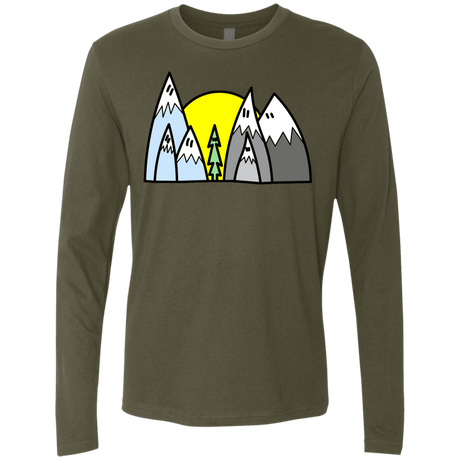 T-Shirts Military Green / S Be Different Men's Premium Long Sleeve