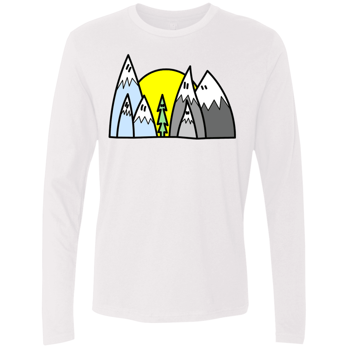 T-Shirts White / S Be Different Men's Premium Long Sleeve