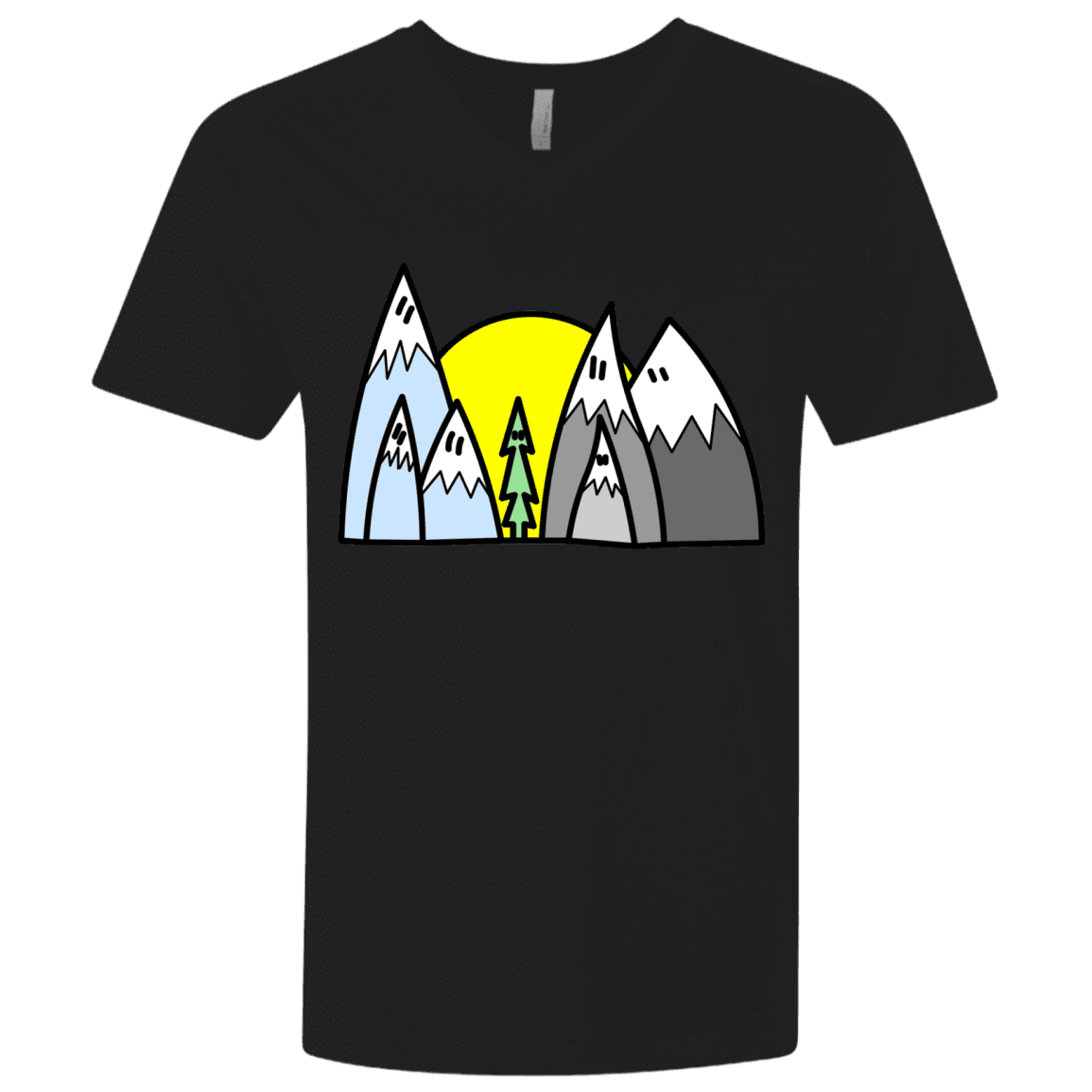 T-Shirts Black / X-Small Be Different Men's Premium V-Neck