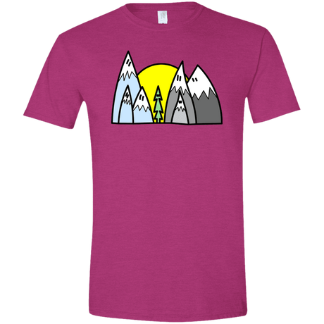 T-Shirts Antique Heliconia / S Be Different Men's Semi-Fitted Softstyle