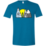 T-Shirts Antique Sapphire / S Be Different Men's Semi-Fitted Softstyle