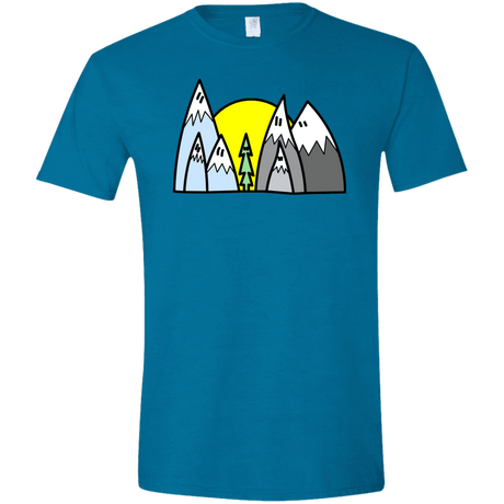 T-Shirts Antique Sapphire / S Be Different Men's Semi-Fitted Softstyle