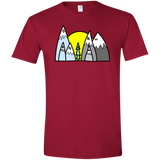 T-Shirts Cardinal Red / S Be Different Men's Semi-Fitted Softstyle