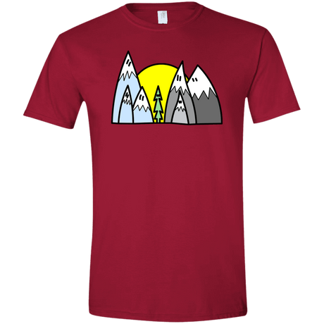 T-Shirts Cardinal Red / S Be Different Men's Semi-Fitted Softstyle