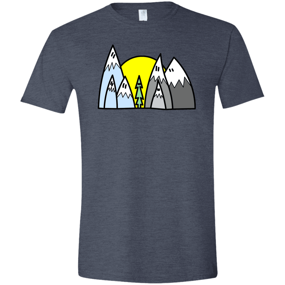 T-Shirts Heather Navy / S Be Different Men's Semi-Fitted Softstyle