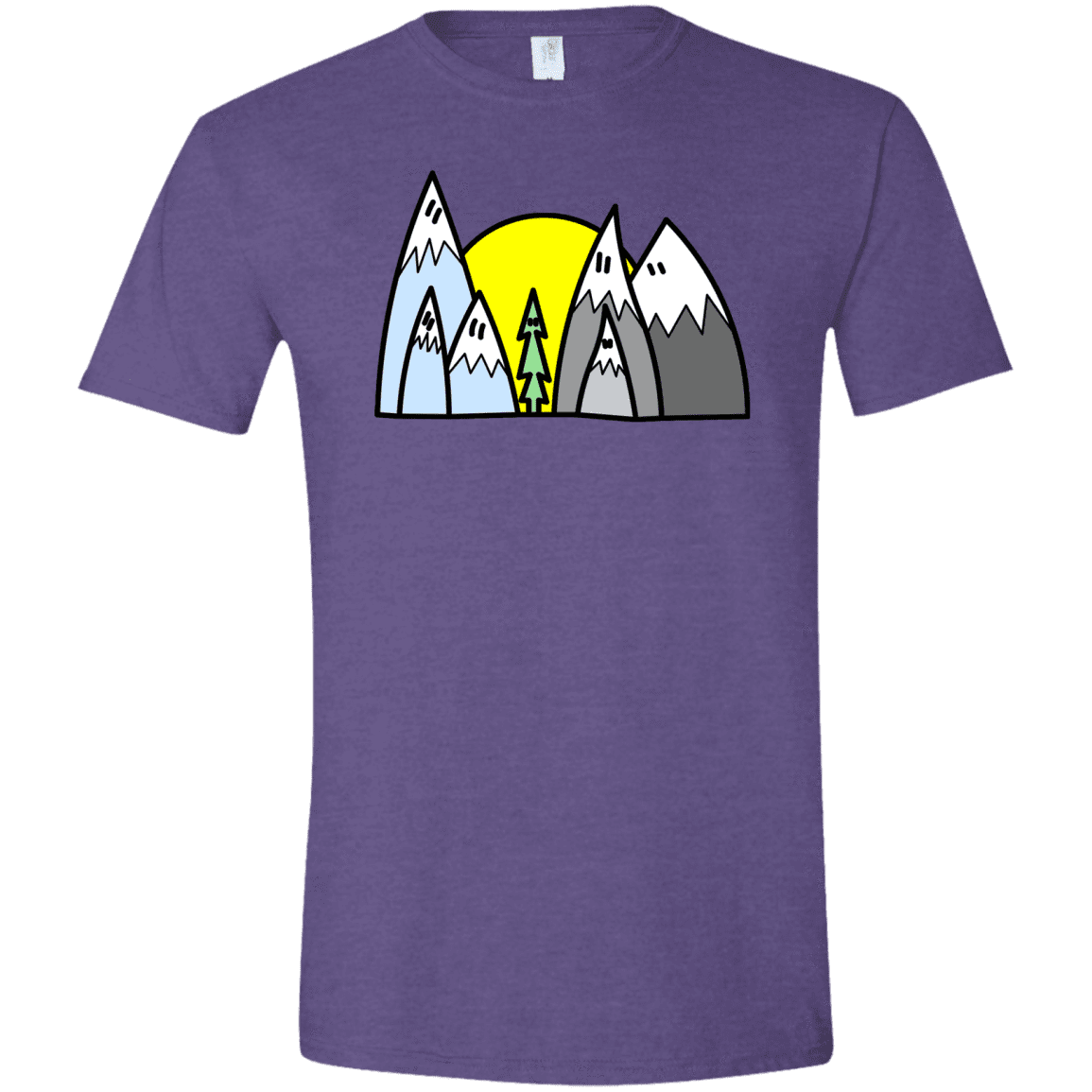 T-Shirts Heather Purple / S Be Different Men's Semi-Fitted Softstyle