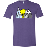 T-Shirts Heather Purple / S Be Different Men's Semi-Fitted Softstyle