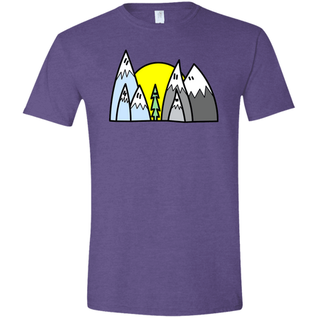 T-Shirts Heather Purple / S Be Different Men's Semi-Fitted Softstyle