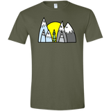 T-Shirts Military Green / S Be Different Men's Semi-Fitted Softstyle