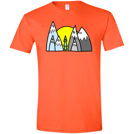 T-Shirts Orange / S Be Different Men's Semi-Fitted Softstyle