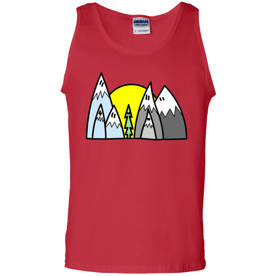 T-Shirts Red / S Be Different Men's Tank Top