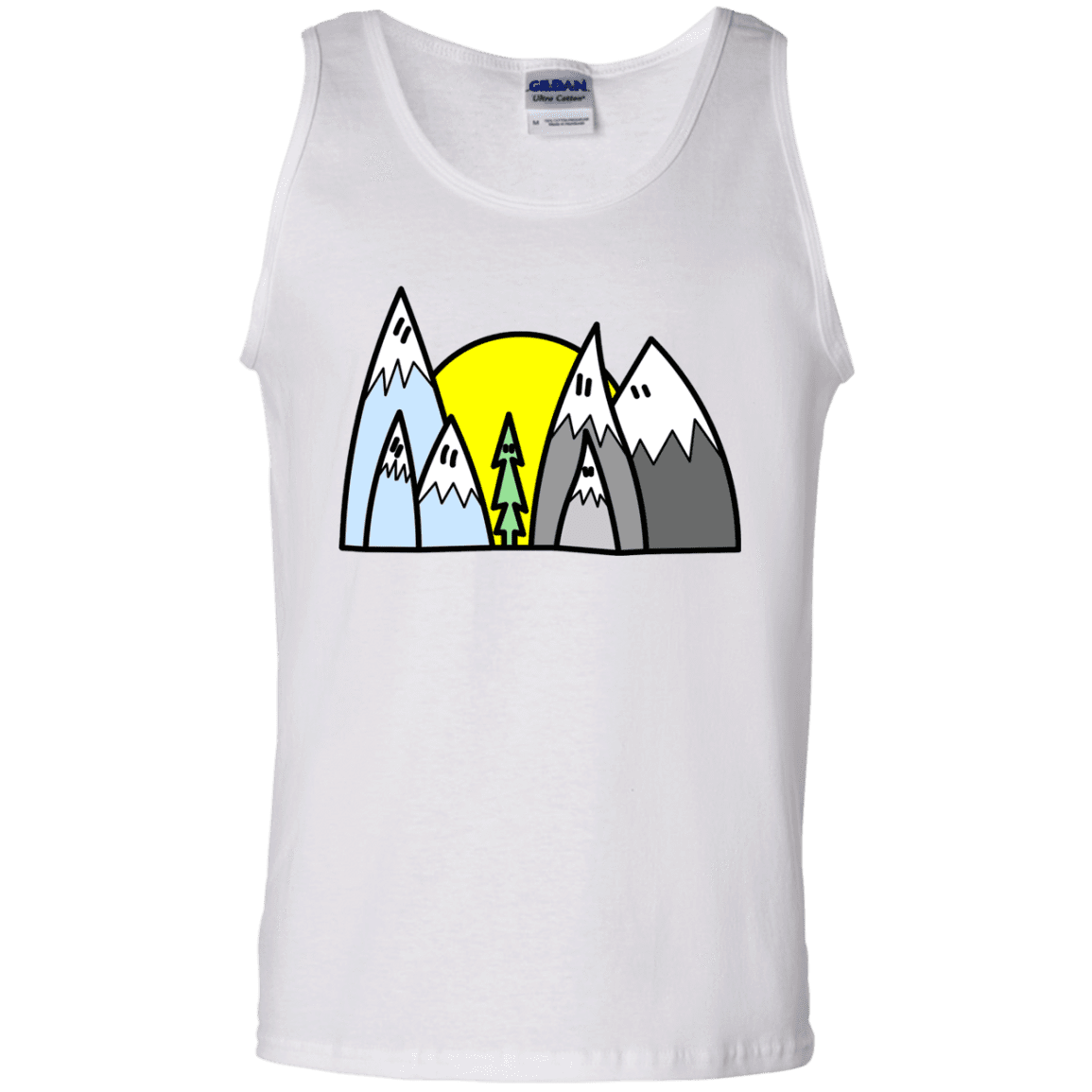 T-Shirts White / S Be Different Men's Tank Top