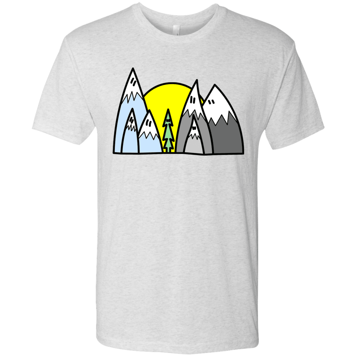 T-Shirts Heather White / S Be Different Men's Triblend T-Shirt