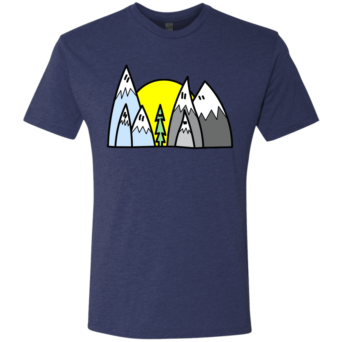 T-Shirts Vintage Navy / S Be Different Men's Triblend T-Shirt