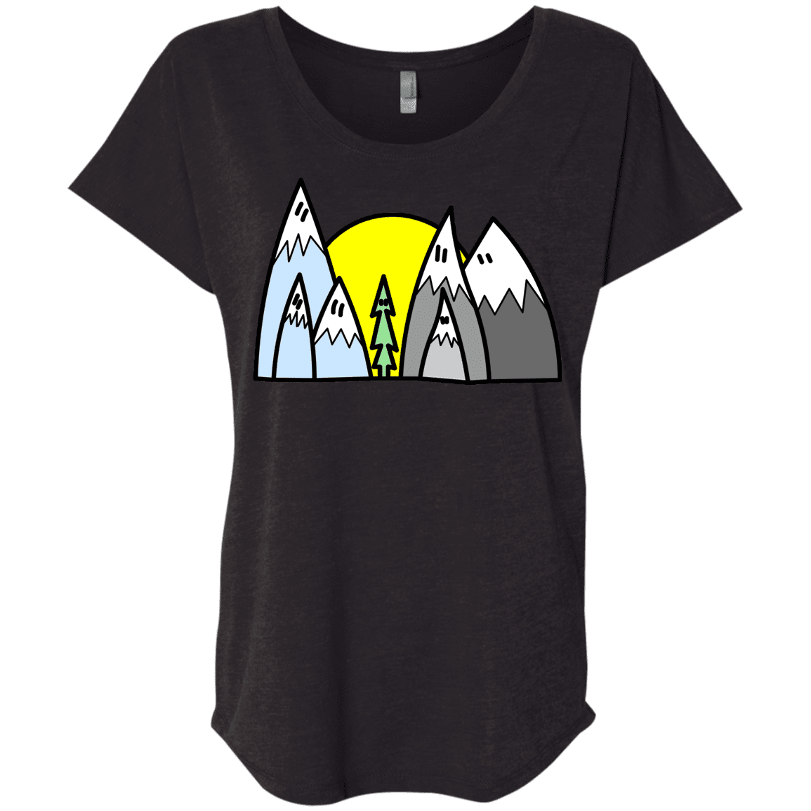 T-Shirts Vintage Black / X-Small Be Different Triblend Dolman Sleeve