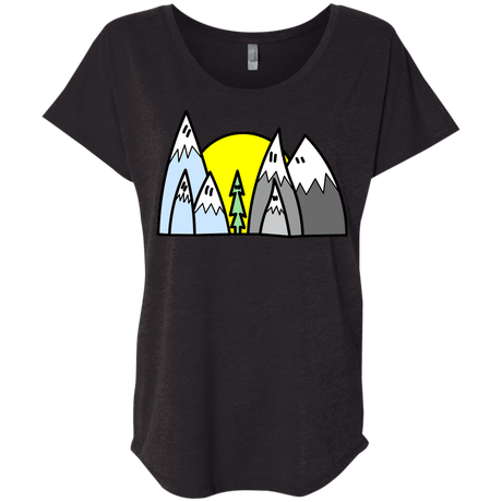 T-Shirts Vintage Black / X-Small Be Different Triblend Dolman Sleeve