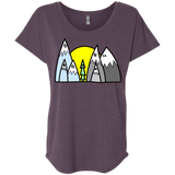 T-Shirts Vintage Purple / X-Small Be Different Triblend Dolman Sleeve