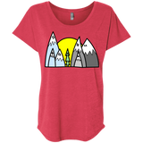 T-Shirts Vintage Red / X-Small Be Different Triblend Dolman Sleeve