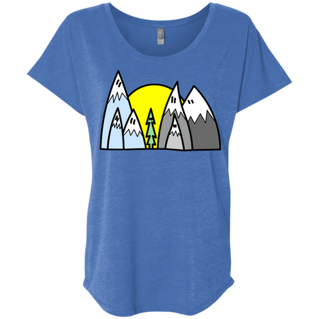 T-Shirts Vintage Royal / X-Small Be Different Triblend Dolman Sleeve