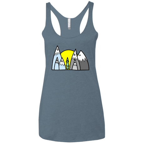 T-Shirts Indigo / X-Small Be Different Women's Triblend Racerback Tank