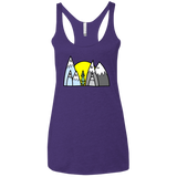 T-Shirts Purple Rush / X-Small Be Different Women's Triblend Racerback Tank