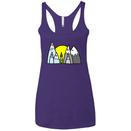 T-Shirts Purple Rush / X-Small Be Different Women's Triblend Racerback Tank