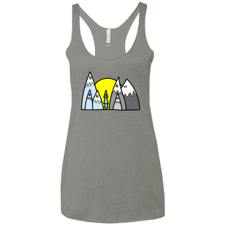 T-Shirts Venetian Grey / X-Small Be Different Women's Triblend Racerback Tank