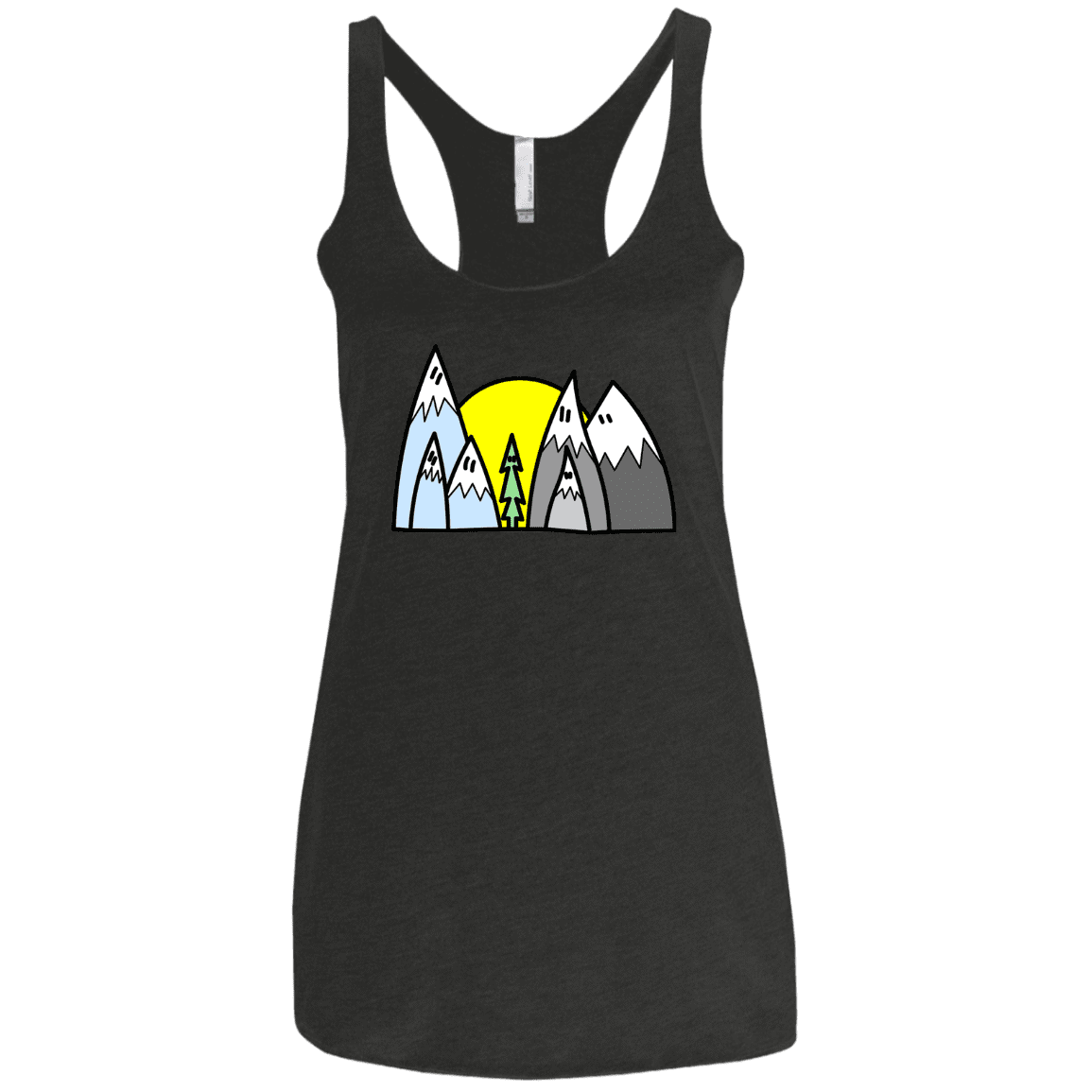 T-Shirts Vintage Black / X-Small Be Different Women's Triblend Racerback Tank