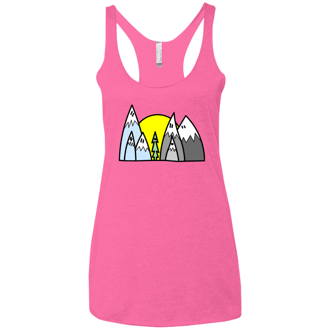 T-Shirts Vintage Pink / X-Small Be Different Women's Triblend Racerback Tank