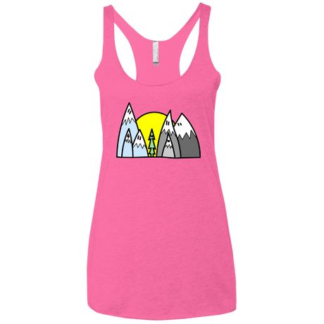 T-Shirts Vintage Pink / X-Small Be Different Women's Triblend Racerback Tank