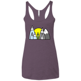 T-Shirts Vintage Purple / X-Small Be Different Women's Triblend Racerback Tank