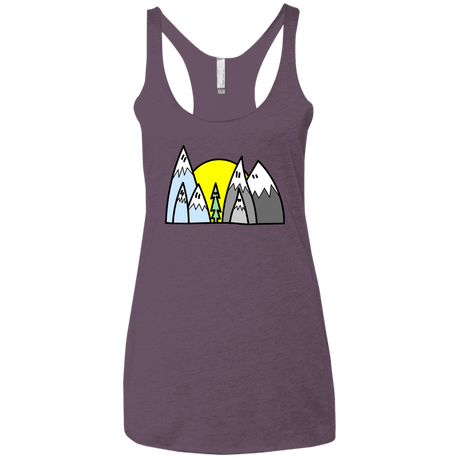 T-Shirts Vintage Purple / X-Small Be Different Women's Triblend Racerback Tank