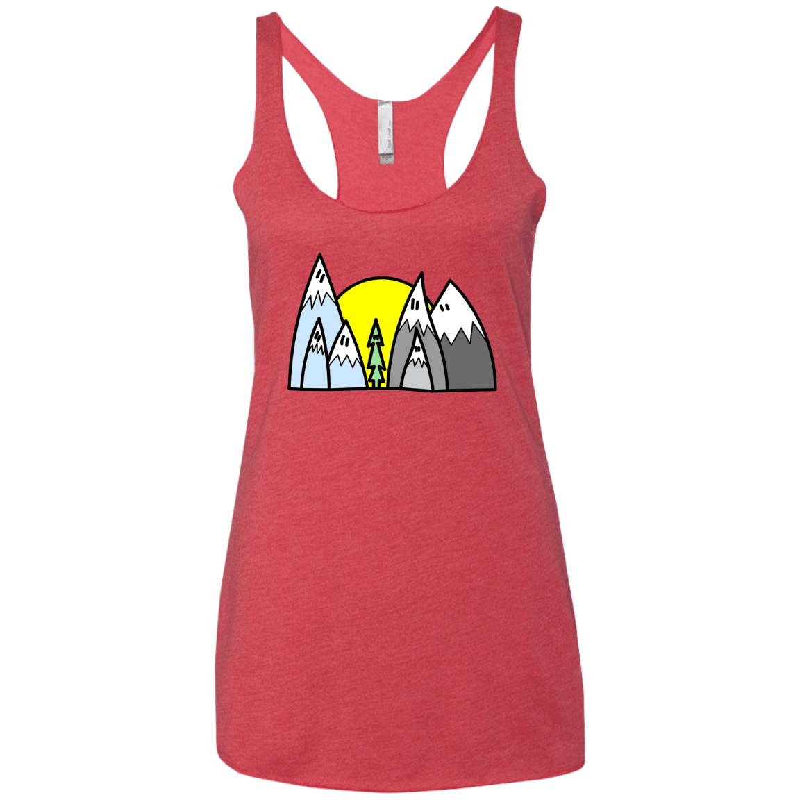 T-Shirts Vintage Red / X-Small Be Different Women's Triblend Racerback Tank