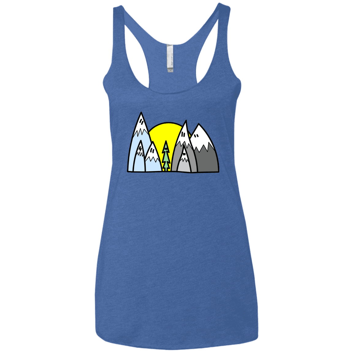 T-Shirts Vintage Royal / X-Small Be Different Women's Triblend Racerback Tank
