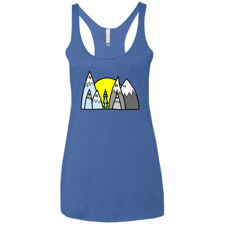 T-Shirts Vintage Royal / X-Small Be Different Women's Triblend Racerback Tank