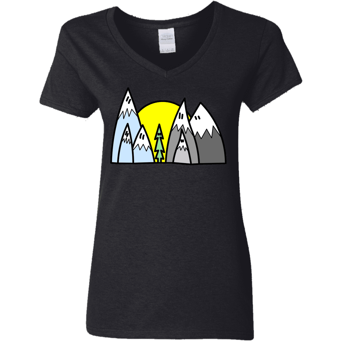 T-Shirts Black / S Be Different Women's V-Neck T-Shirt